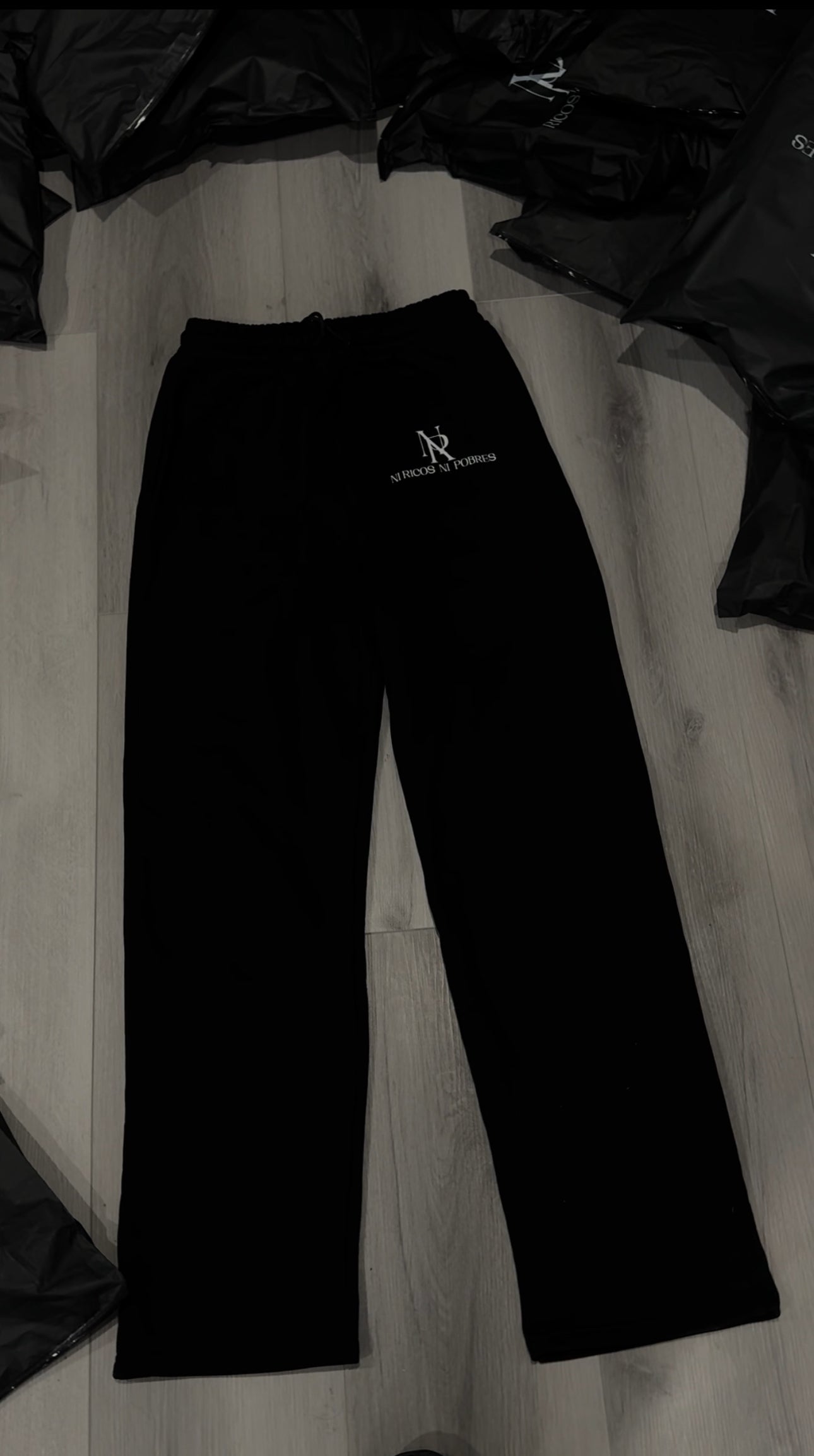 NRNP Black Straight Legged Pants