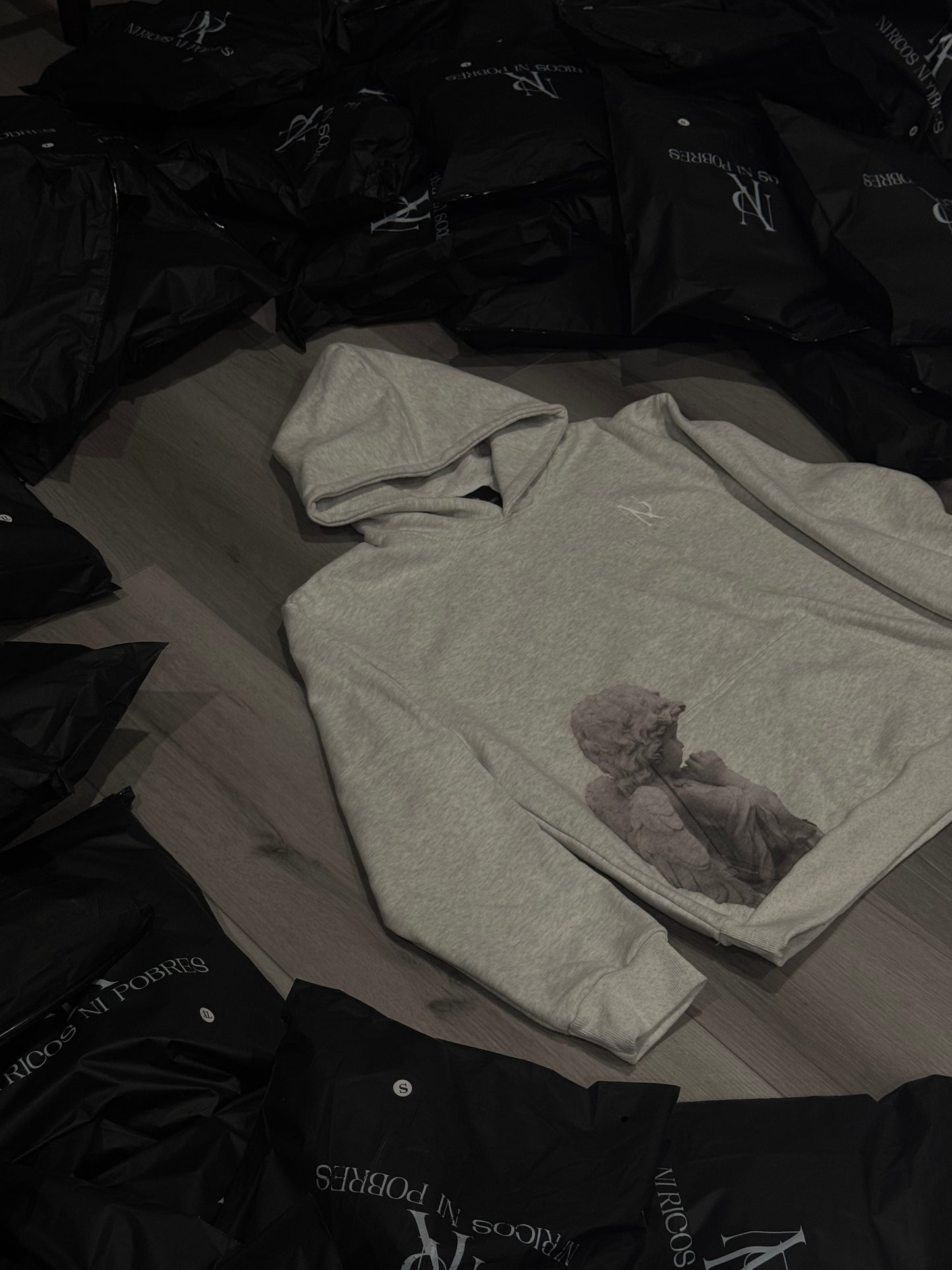 NRNP Logo Grey hoodie